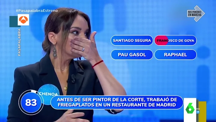 Los lapsus virales de Chenoa que revolucionaron las redes en el estreno de Pasapalabra