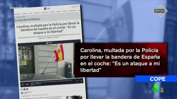 No, la Policía no multa o identifica a las personas que llevan la bandera de España
