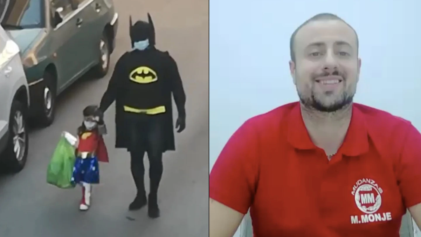 Jaime, el padre de Puertollano que nos han conquistado tirando la basuracon su hija Jaime, el padre de Puertollano que nos han conquistado tirando la basuracon su hija