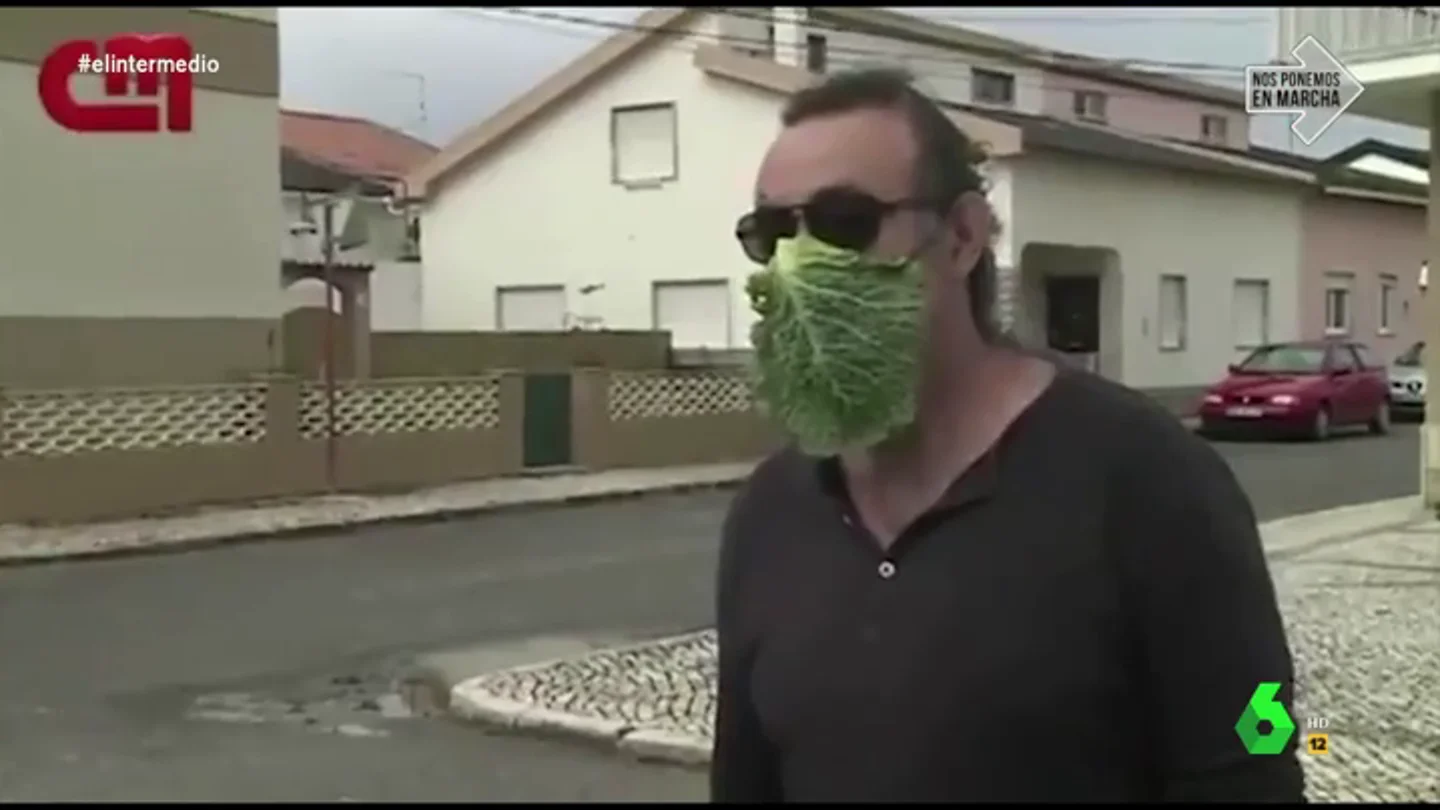 Una hoja de lechuga como mascarilla o los guantes de la boda: las soluciones más "creativas" para protegerse del coronavirus Una hoja de lechuga como mascarilla o los guantes de la boda: las soluciones más "creativas" para protegerse del coronavirus