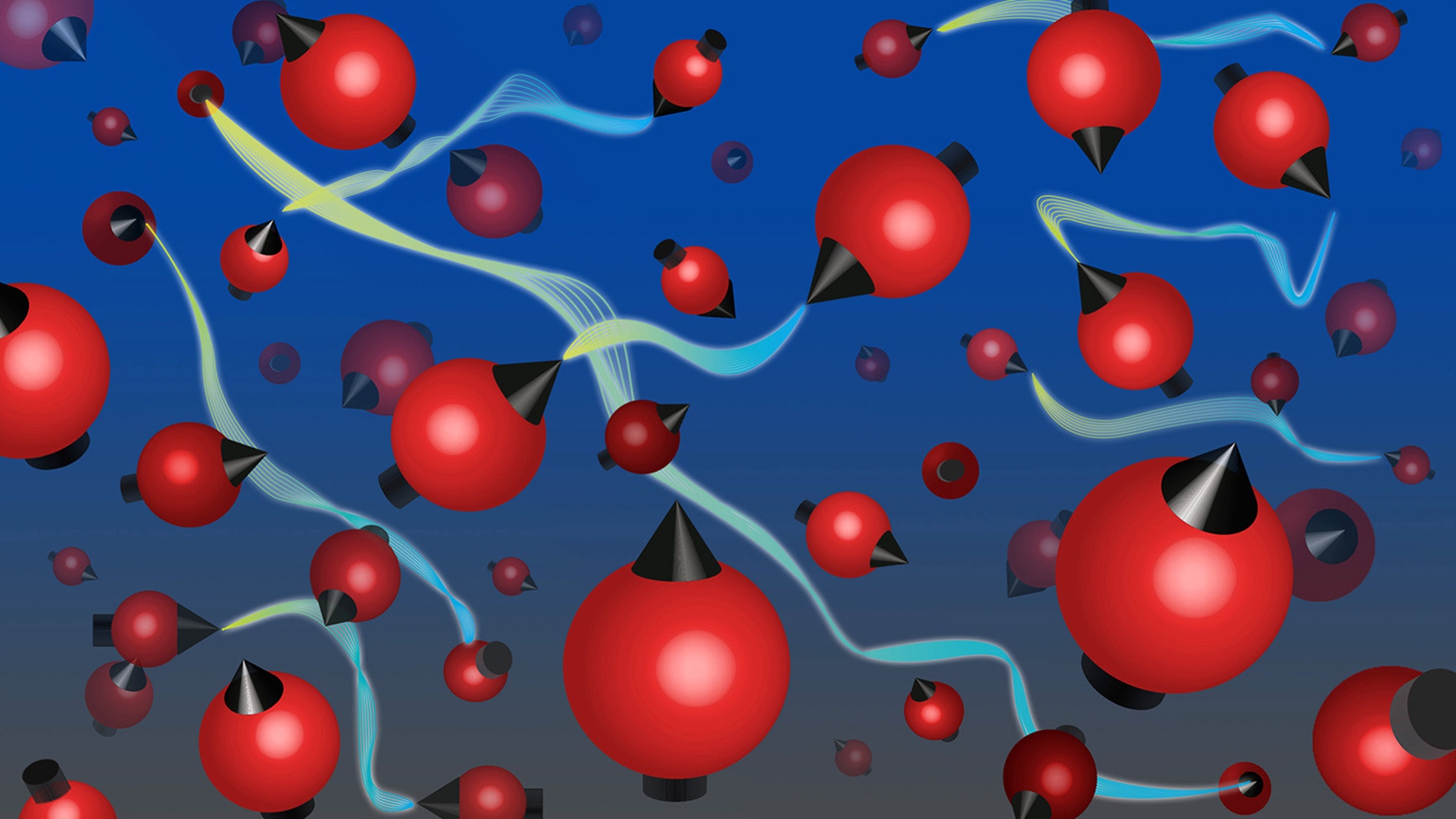 Entrelazamiento caliente y desordenado con billones de atomos
