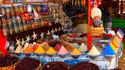 Mercado en un pueblo nubio - Egipto Mercado en un pueblo nubio - Egipto