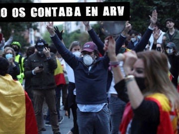 Imagen de la manifestación en Núñez de Balboa Imagen de la manifestación en Núñez de Balboa