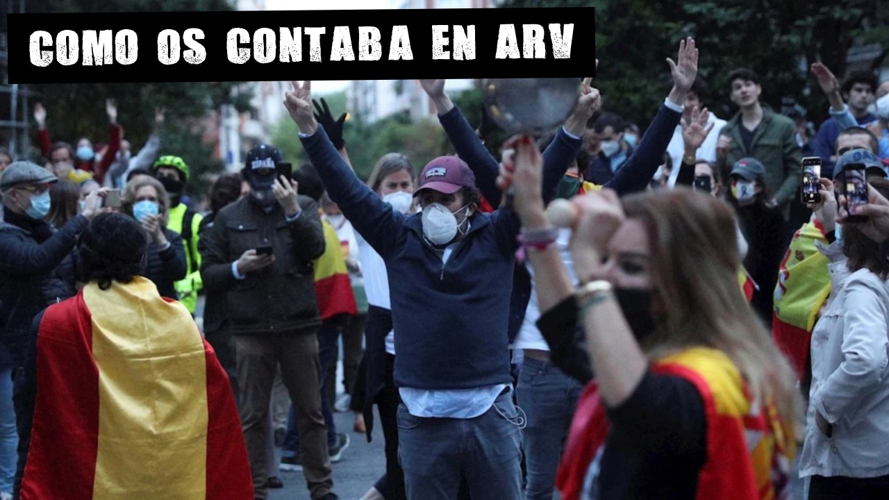 Imagen de la manifestación en Núñez de Balboa