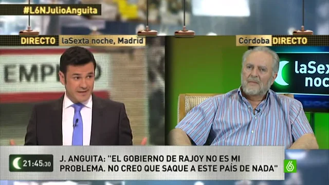 Anguita: "Cuando un país tiene el 67% de paro juvenil, ese país no tiene ningún futuro"