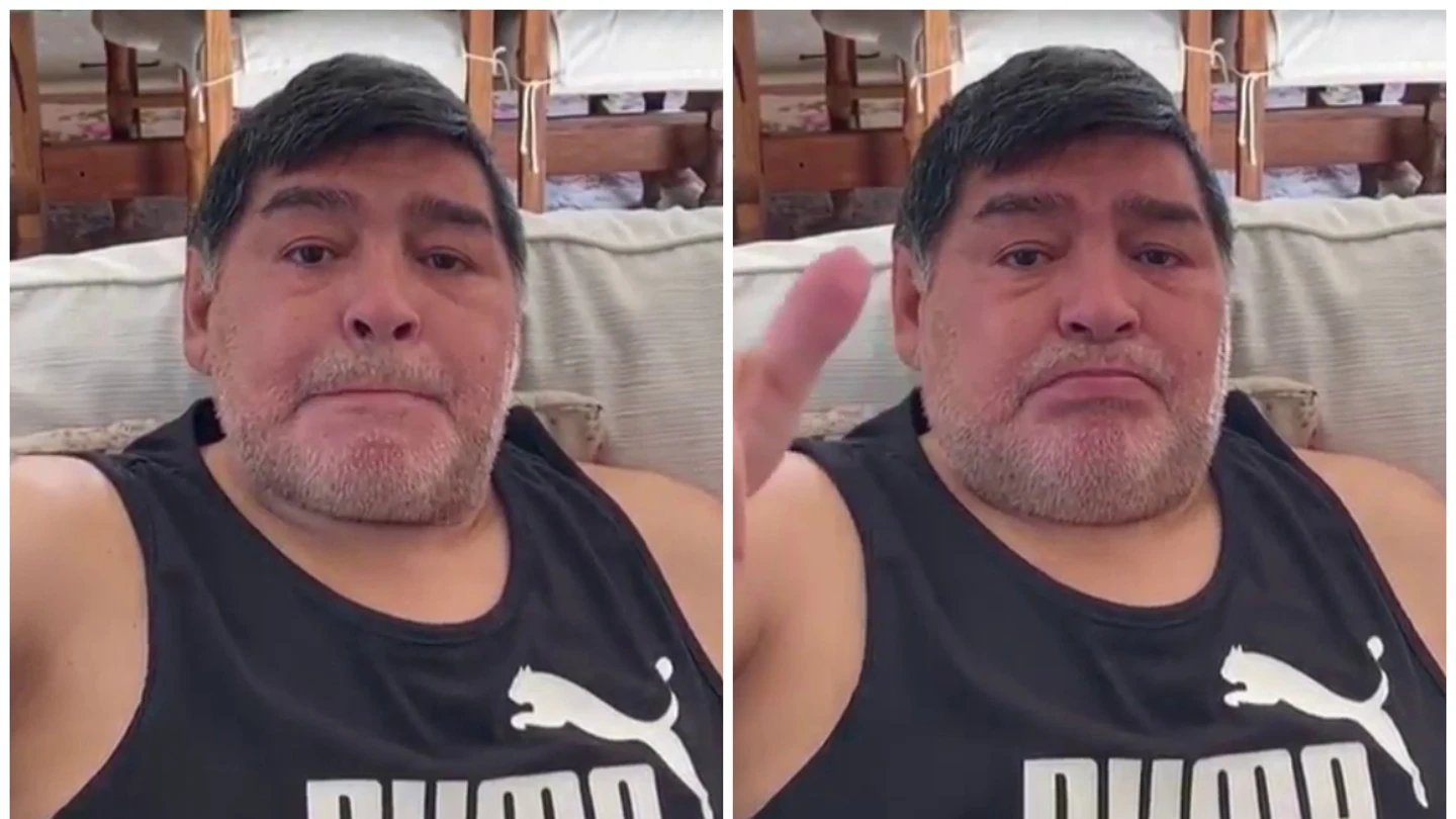 Diego Maradona, emocionado Diego Maradona, emocionado
