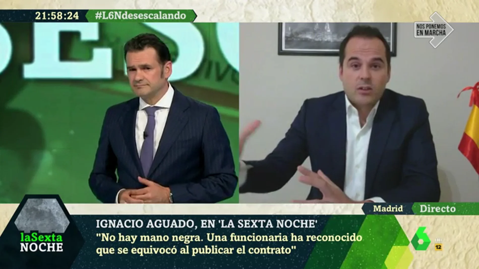 Ignacio Aguado: "A Podemos les da igual que pasemos de un modelo económico basado en salarios a uno basado en subsidios"