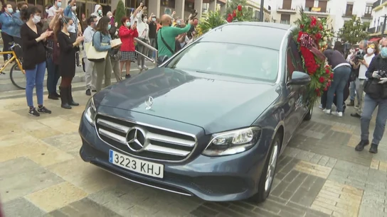 Coche fúnebre de Julio Anguita Coche fúnebre de Julio Anguita