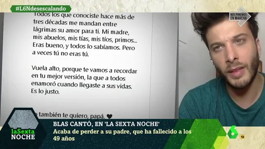 Blas Cantó en laSexta Noche Blas Cantó en laSexta Noche