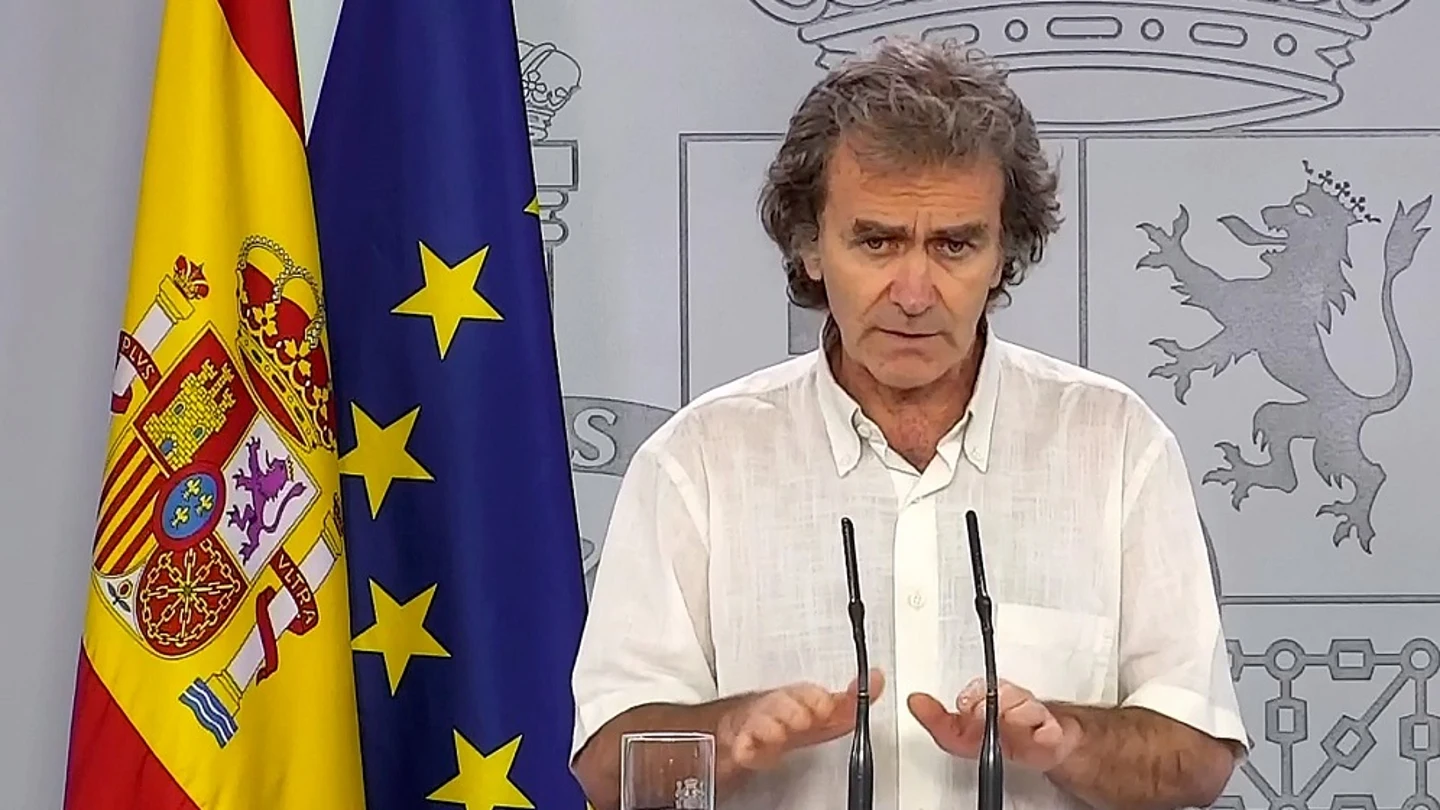 Fernando Simón en rueda de prensa (Archivo) Fernando Simón en rueda de prensa (Archivo)