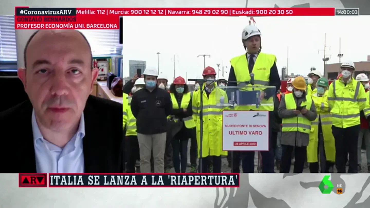 Bernardos insta a "combinar salud con economía": "Se puede morir por el COVID-19, pero también de hambre" Bernardos insta a "combinar salud con economía": "Se puede morir por el COVID-19, pero también de hambre"