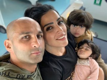 Una de las fotos compartidas en Instagram por la pareja iraní Una de las fotos compartidas en Instagram por la pareja iraní