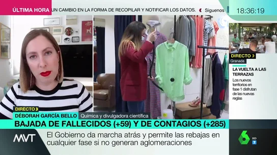 Deborah García Bello recuerda por qué es importante mantener la higiene en los comercios: "Es una situación grave y toda precaución es poca" Deborah García Bello recuerda por qué es importante mantener la higiene en los comercios: "Es una situación grave y toda precaución es poca"