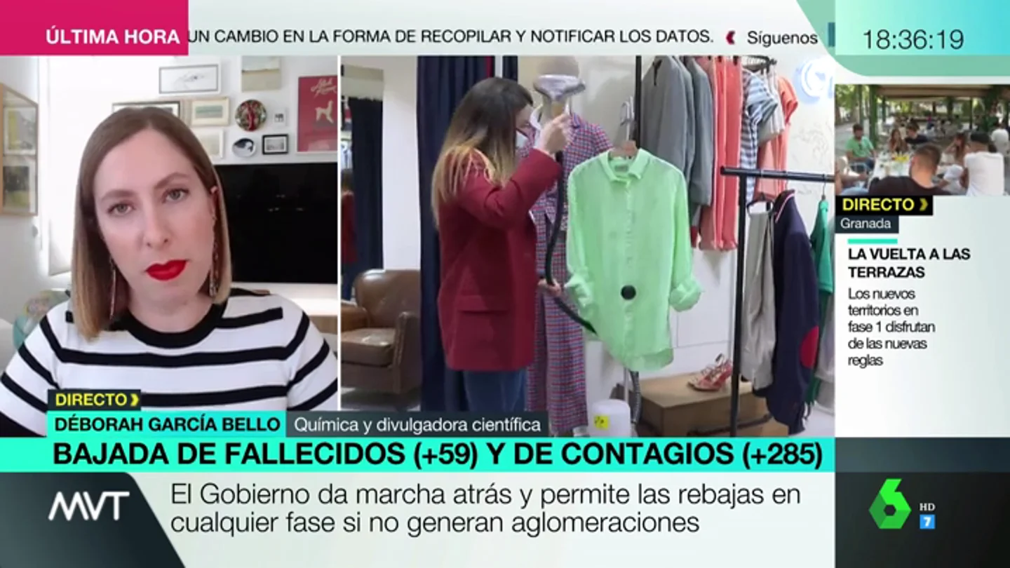 Deborah García Bello recuerda por qué es importante mantener la higiene en los comercios: "Es una situación grave y toda precaución es poca" Deborah García Bello recuerda por qué es importante mantener la higiene en los comercios: "Es una situación grave y toda precaución es poca"