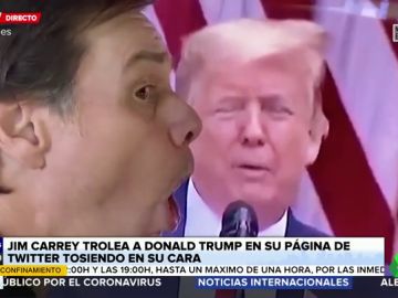 Jim Carrey trolea a Donald Trump en Twitter tosiéndole en la cara Jim Carrey trolea a Donald Trump en Twitter tosiéndole en la cara