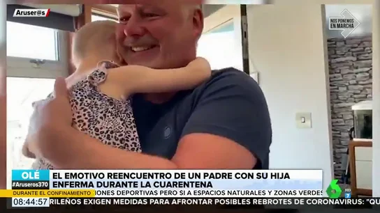 Se reencuentra con su hija enferma de leucemia tras aislarse voluntariamente durante cuatro meses por el coronavirus Se reencuentra con su hija enferma de leucemia tras aislarse voluntariamente durante cuatro meses por el coronavirus