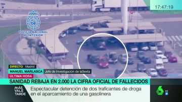 Espectacular detención de dos traficantes de drogas en un aparcamiento de Torrent, Valencia