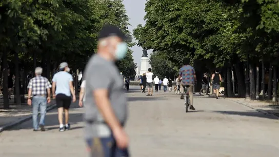 El parque de El Retiro El parque de El Retiro