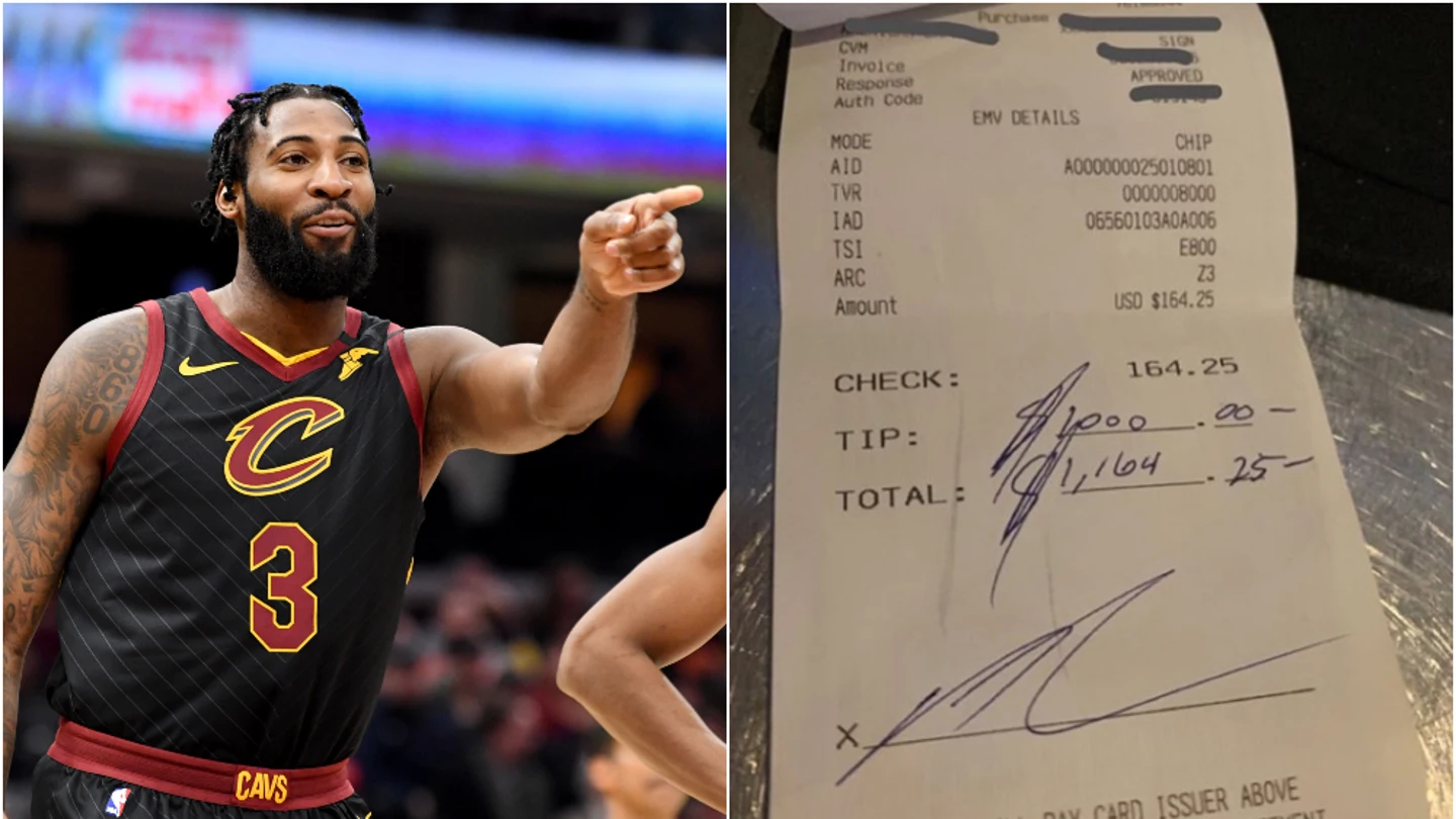 Andre Drummond y la cuenta que pagó en Florida Andre Drummond y la cuenta que pagó en Florida
