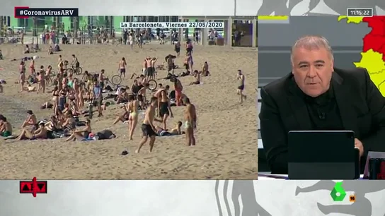 Ferreras muestra las imágenes de las playas llenas: "Algunos estaban diciendo 'es mentira'" Ferreras muestra las imágenes de las playas llenas: "Algunos estaban diciendo 'es mentira'"