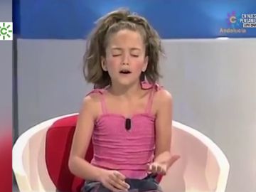 Así cantaba copla Ana Mena con tan solo nueve años en su paso por Juan y Medio Así cantaba copla Ana Mena con tan solo nueve años en su paso por Juan y Medio