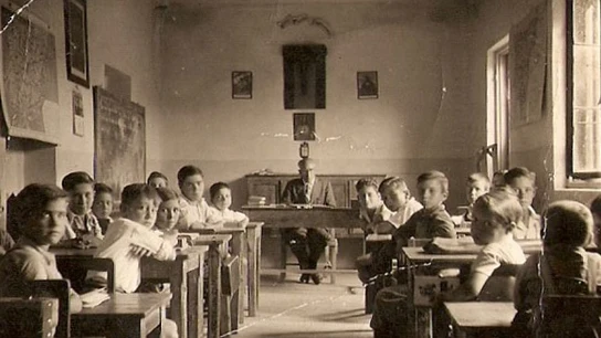 Interior de la 'Escuela de don José', en el barrio del Cerro de la Cabaña Interior de la 'Escuela de don José', en el barrio del Cerro de la Cabaña