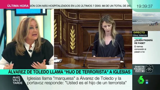El artículo de la Constitución que "pone difícil" que Álvarez de Toledo sea condenada por llamar "terrorista" al padre de Pablo Iglesias El artículo de la Constitución que "pone difícil" que Álvarez de Toledo sea condenada por llamar "terrorista" al padre de Pablo Iglesias