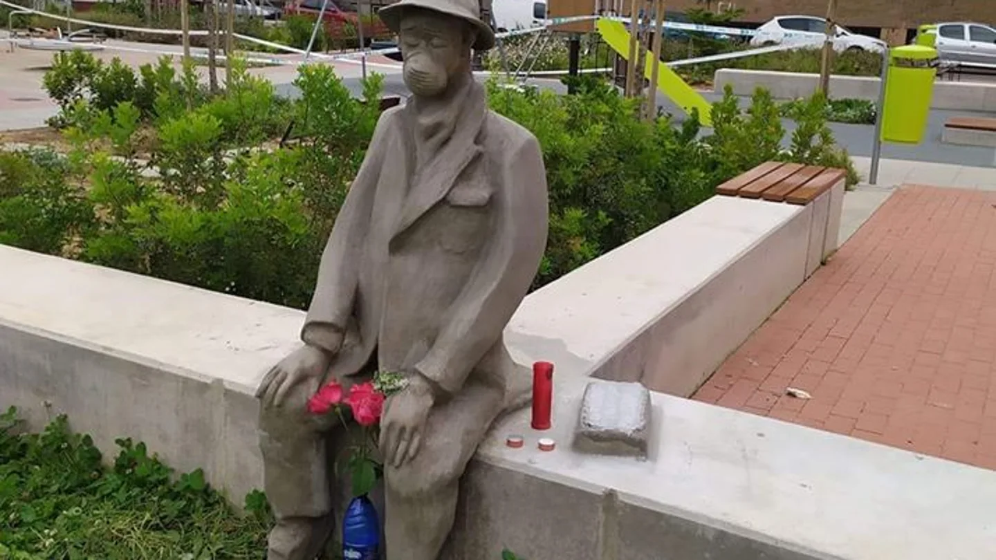 Arte urbano en homenaje a los ancianos fallecidos por coronavirus Arte urbano en homenaje a los ancianos fallecidos por coronavirus