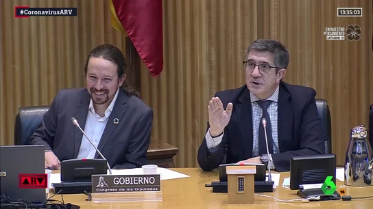 Espinosa abandona la comisión tras afirmar Iglesias que en Vox "quieren dar un golpe de Estado, pero no se atreven" Espinosa abandona la comisión tras afirmar Iglesias que en Vox "quieren dar un golpe de Estado, pero no se atreven"
