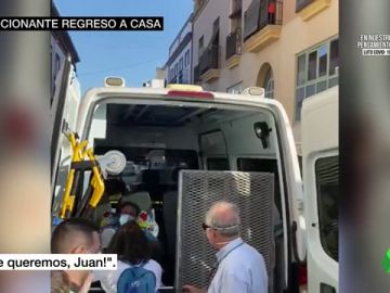 El emocionante regreso a casa de Juan José tras 58 días ingresado en la UCI por COVID-19 El emocionante regreso a casa de Juan José tras 58 días ingresado en la UCI por COVID-19