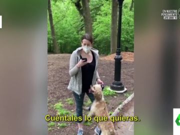Polémico vídeo racista: un afroamericano le pide que ate a su perro y ella le denuncia Polémico vídeo racista: un afroamericano le pide que ate a su perro y ella le denuncia