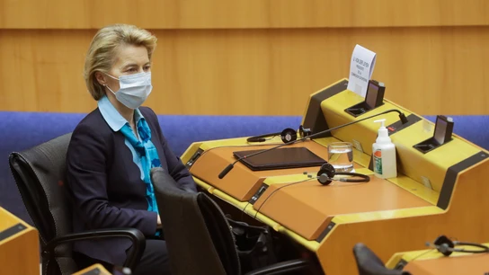 La presidenta de la Comisión Europea, Úrsula von der Leyen La presidenta de la Comisión Europea, Úrsula von der Leyen