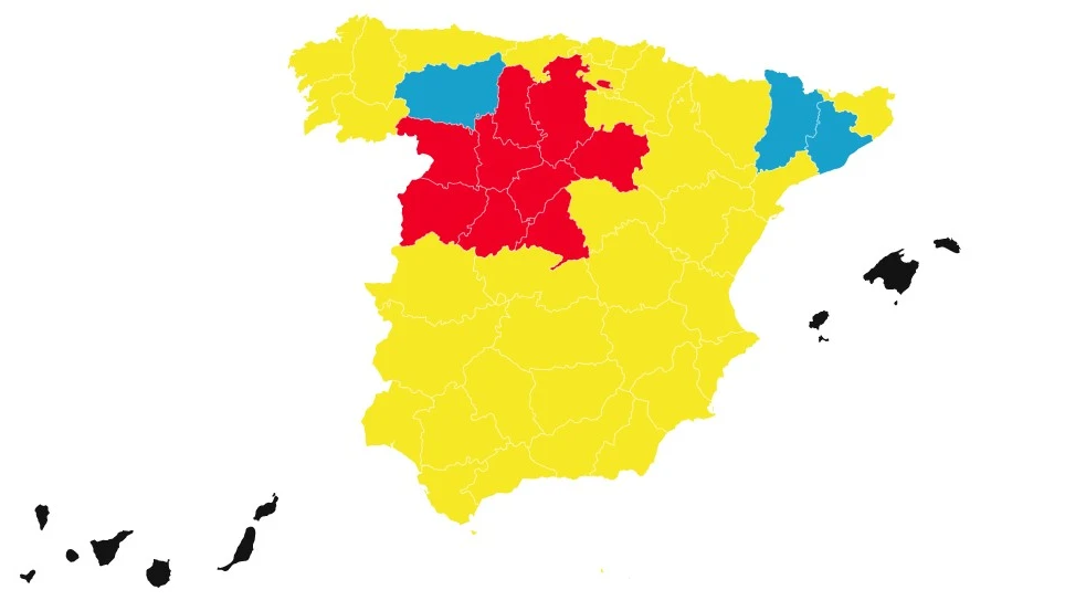 Mapa de la desescalada a partir del lunes 1 de junio