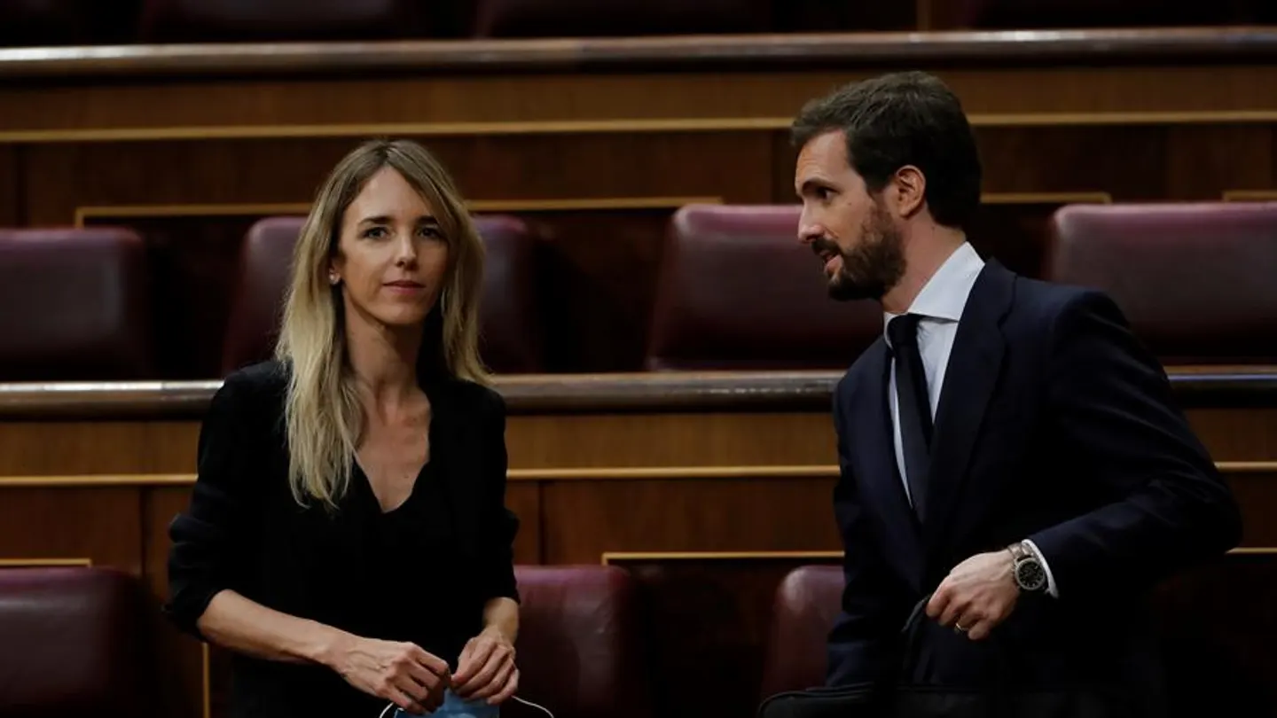 El líder del PP, Pablo Casado, y Cayetana Álvarez de Toledo. El líder del PP, Pablo Casado, y Cayetana Álvarez de Toledo.