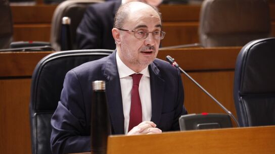 Javier Lamb&aacute;n, presidente del Gobierno aragon&eacute;s