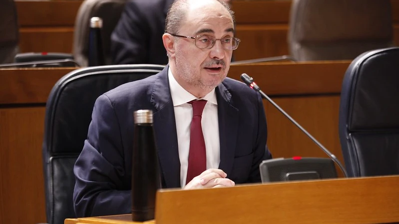 Javier Lambán, presidente del Gobierno aragonés