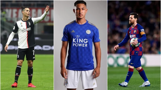 Faiq Bolkiah, Cristiano Ronaldo y Leo Messi Faiq Bolkiah, Cristiano Ronaldo y Leo Messi