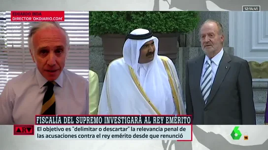 Inda afirma que el rey Juan Carlos recibió las comisiones cuando aún era inviolable Inda afirma que el rey Juan Carlos recibió las comisiones cuando aún era inviolable