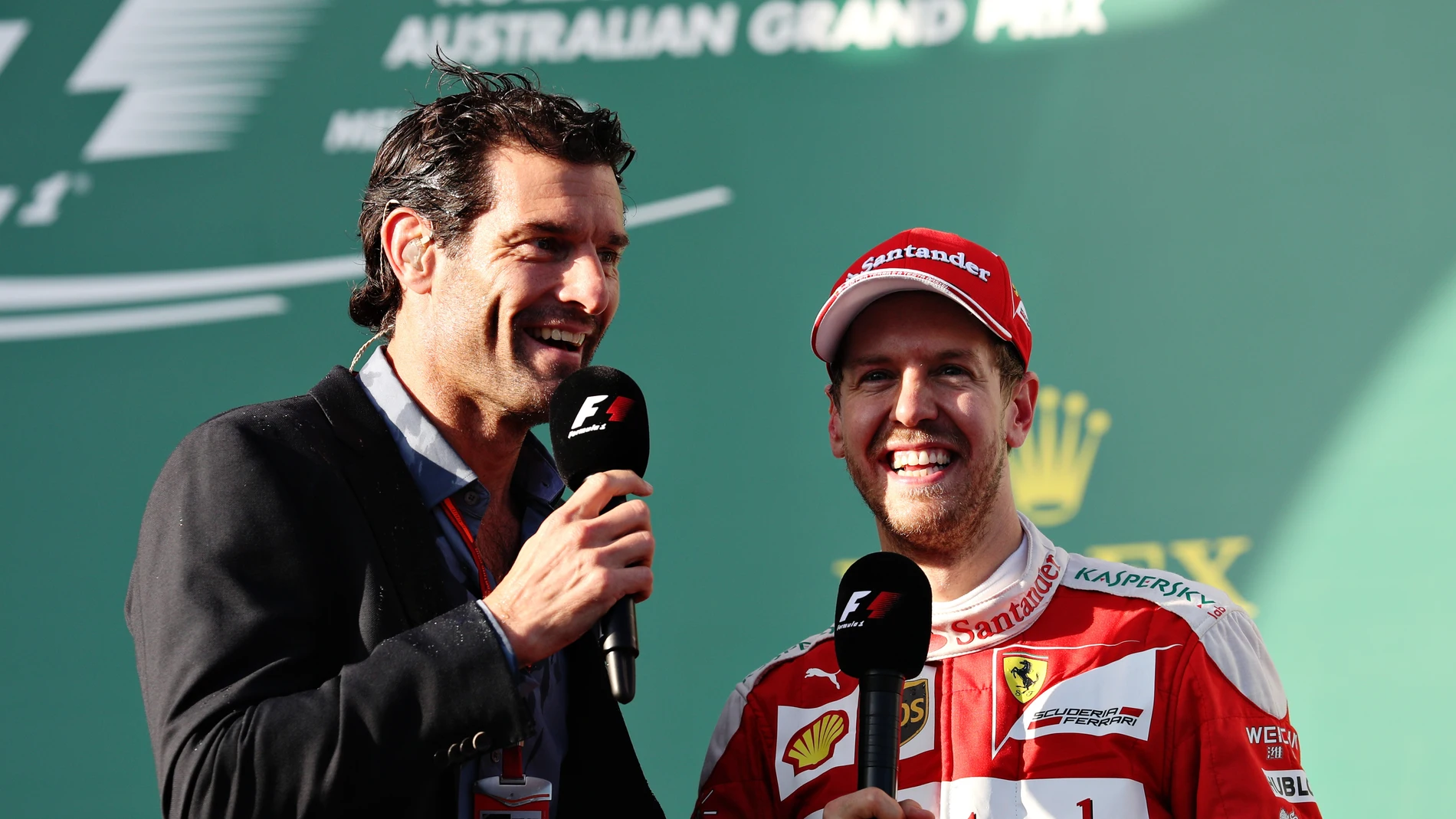 Mark Webber y Sebastian Vettel