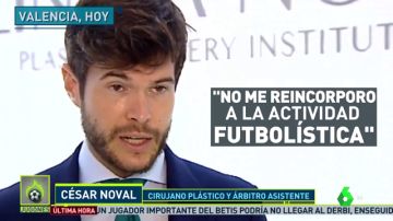 César Noval, linier y cirujano, renuncia a arbitrar: "