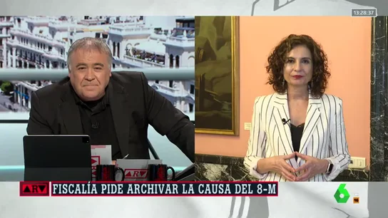 Montero, sobre la petición de la Fiscalía de archivar la causa del 8M: "Lo importante es que todos seamos conscientes de que en política no vale todo" Montero, sobre la petición de la Fiscalía de archivar la causa del 8M: "Lo importante es que todos seamos conscientes de que en política no vale todo"