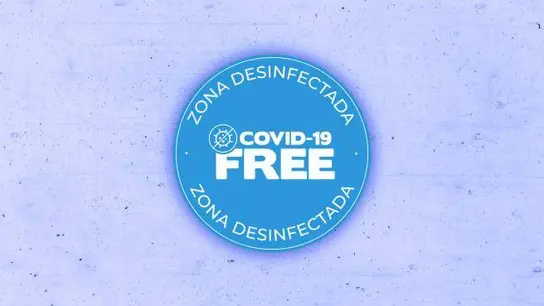 Sello Covid Free Uno de los muchos sellos Covid Free que están surgiendo