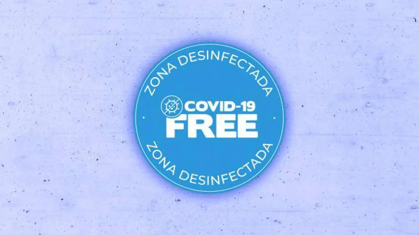 Sello Covid Free Uno de los muchos sellos Covid Free que están surgiendo