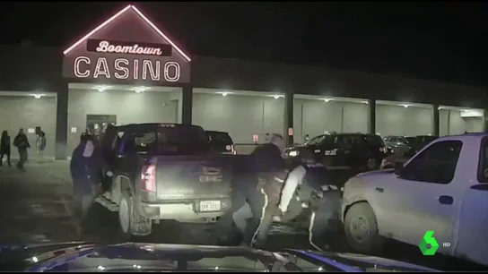 Imagen de una brutalidad policial en Canadá Imagen de una brutalidad policial en Canadá