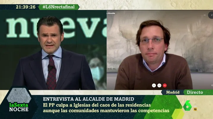 Entrevista al alcalde de Madrid en laSexta Noche