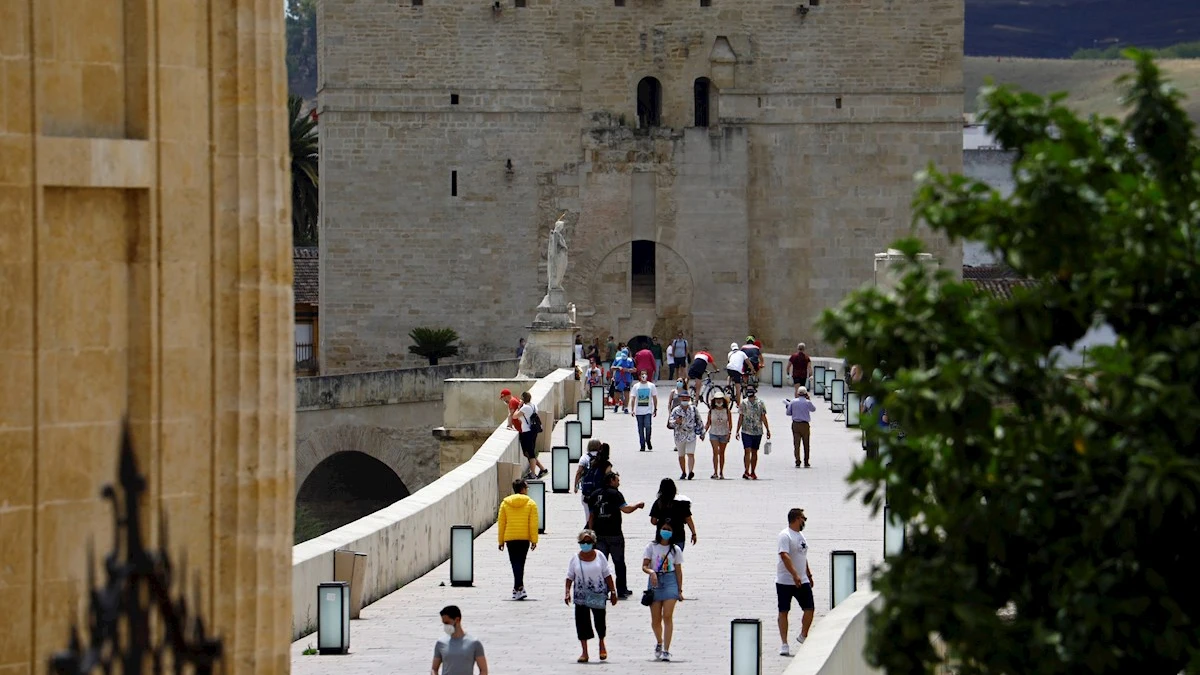 Imagen del puente romano de Córdoba