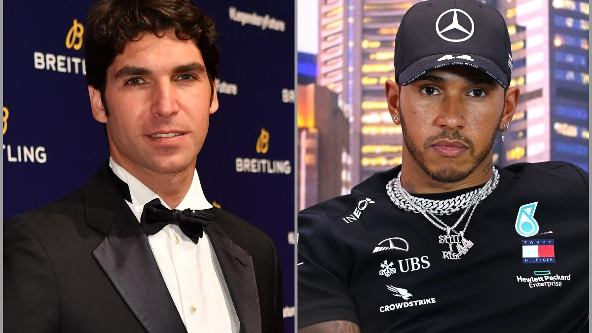 Cayetano Rivera y Lewis Hamilton