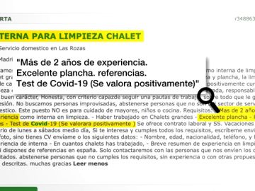 "Se busca interna libre de COVID-19": la precaria situación de las trabajadoras domésticas en tiempos de pandemia "Se busca interna libre de COVID-19": la precaria situación de las trabajadoras domésticas en tiempos de pandemia