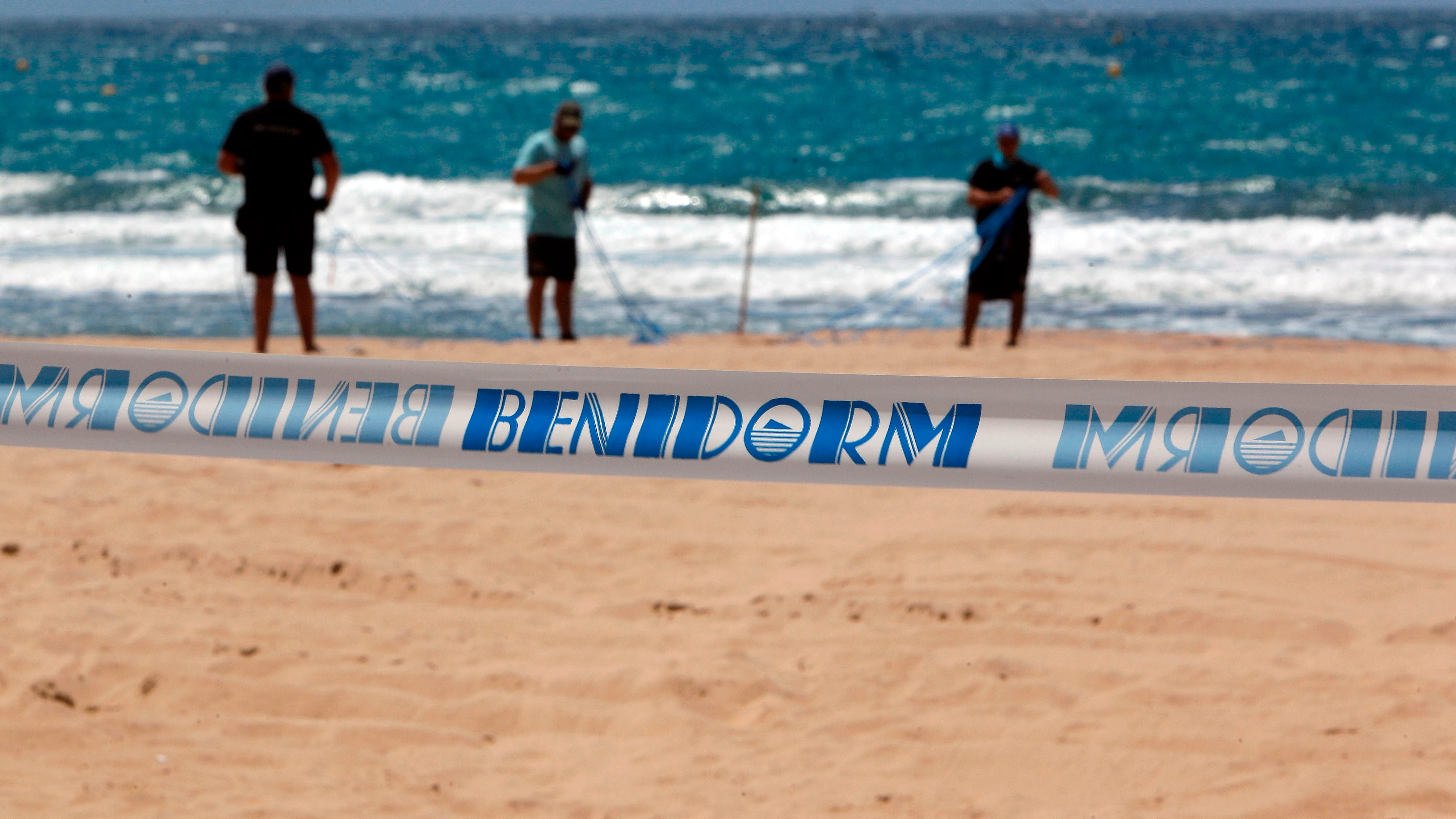 Imagen de las playas de Benidorm