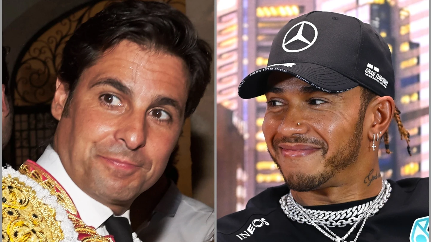Fran Rivera y Lewis Hamilton Fran Rivera y Lewis Hamilton